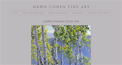 Desktop Screenshot of dawncohenfineart.com